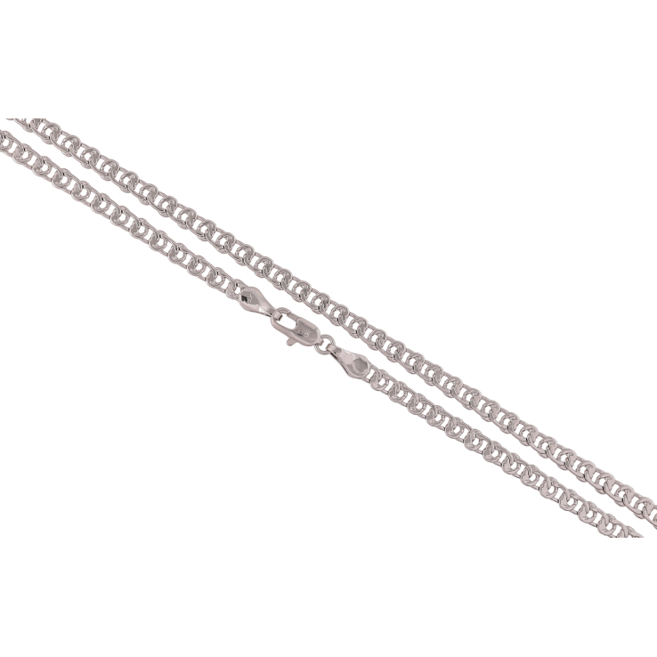 Ланцюжок Xuping Родій «Плетіння Вузол» довжина 60см х 4мм фото №8 Ланцюжок Xuping Родій «Плетіння Вузол» довжина 60см х 4мм фото №8