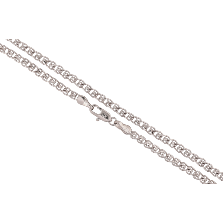 Ланцюжок Xuping Родій «Плетіння Лав» довжина 59см х 4мм фото №6 Ланцюжок Xuping Родій «Плетіння Лав» довжина 59см х 4мм фото №6