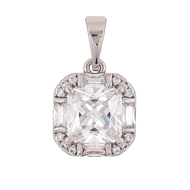 Кулон Xuping Родий Кристальный блеск для цепочки до 5мм фото №1