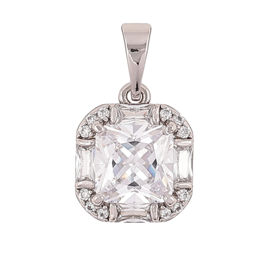 Кулон Xuping Родий Кристальный блеск для цепочки до 5мм фото №1