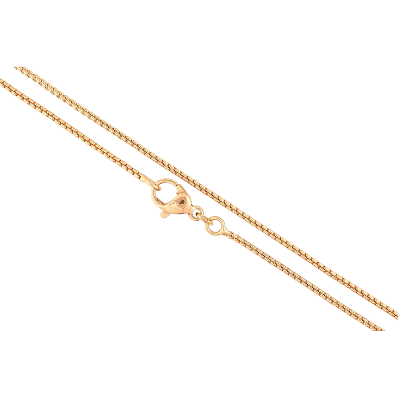 Цепочка Xuping Позолота 18K Плетение Венецианское длинна 50см х 1мм фото №1