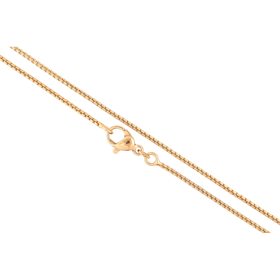 Цепочка Xuping Позолота 18K Плетение Венецианское длинна 50см х 1мм фото №1