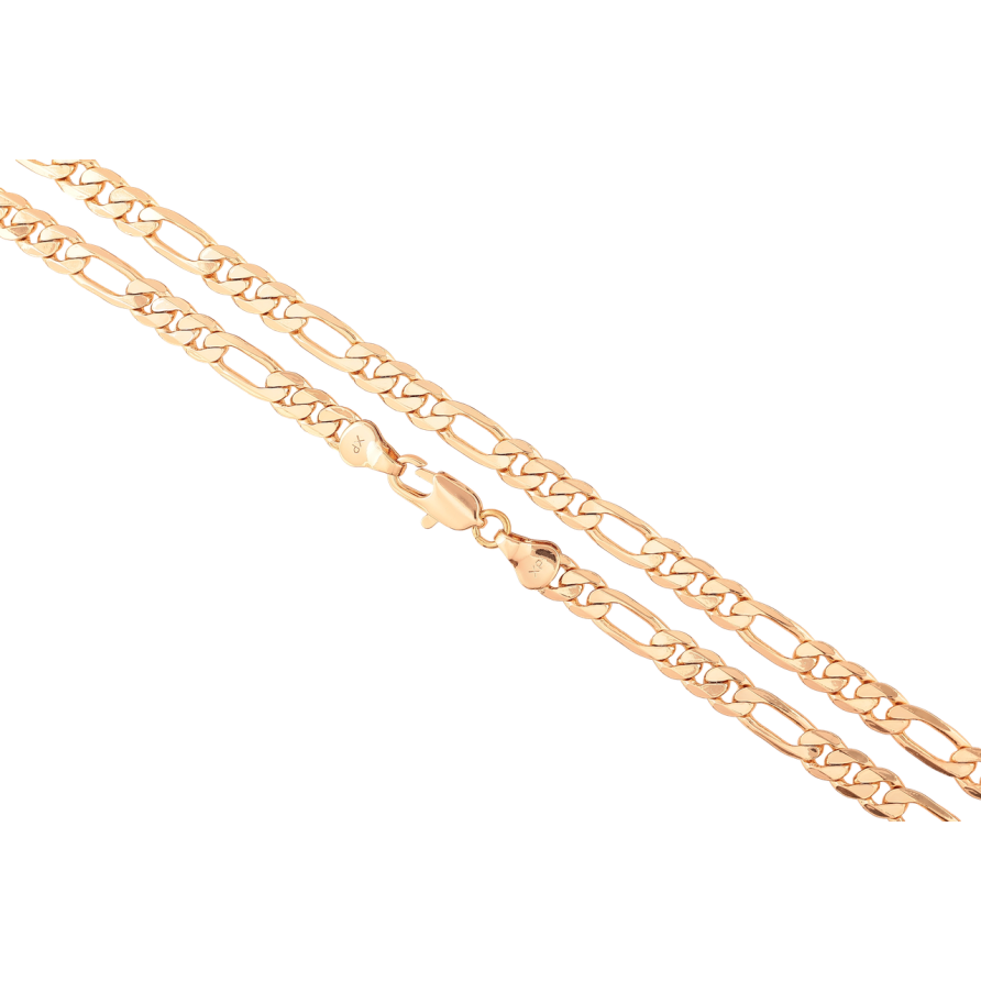 Ланцюжок Xuping Позолота 18K «Плетіння Фігаро» довжина 49см х 6мм фото №1