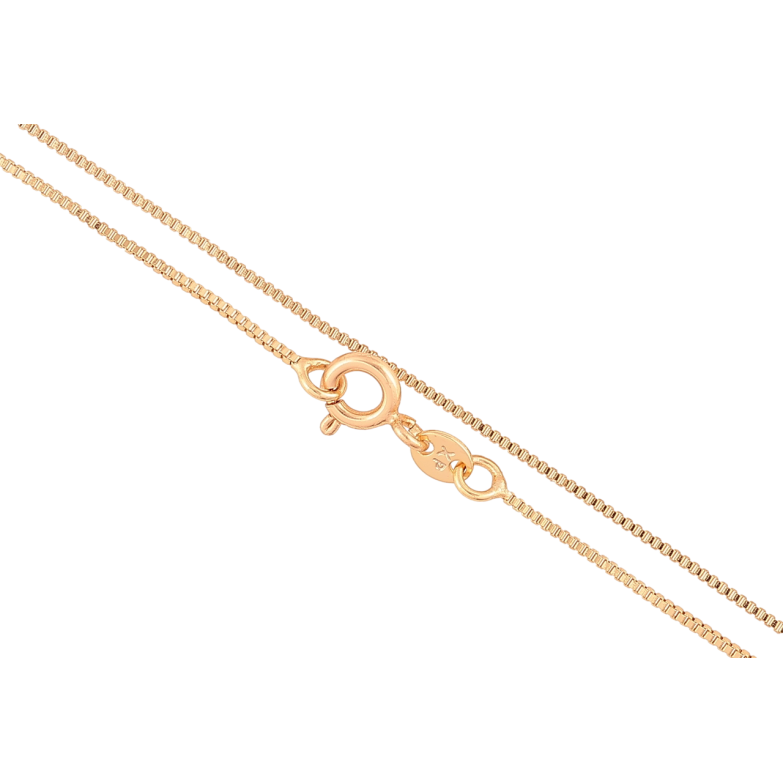 Цепочка Xuping Позолота 18K Плетение Венецианское длинна 49см х 1мм фото №1