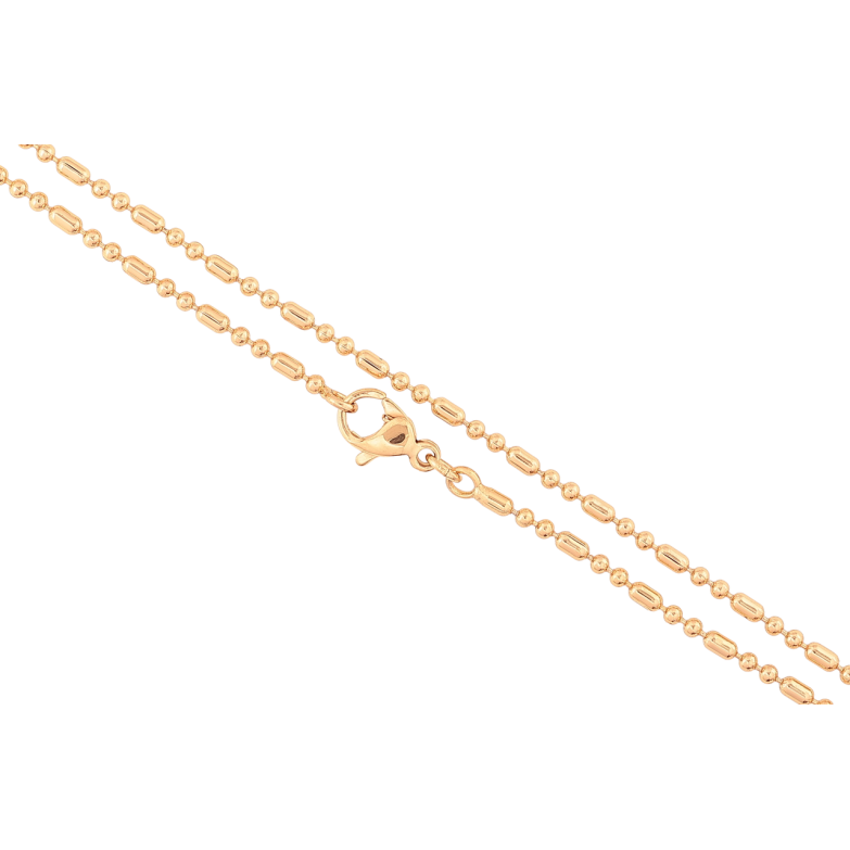 Ланцюжок Xuping Позолота 18K «Плетіння Перлина» довжина 44см х 1.5мм фото №3