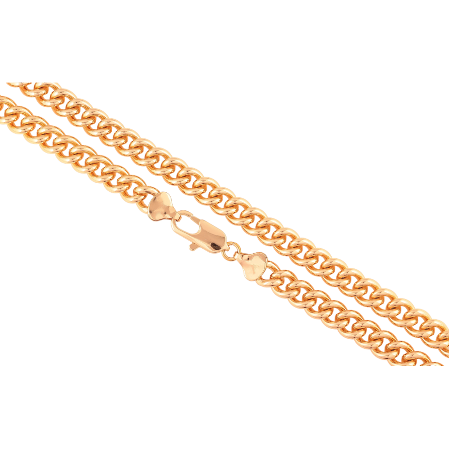 Цепочка Xuping Позолота 18K Плетение Панцирное длинна 50см х 8мм фото №1