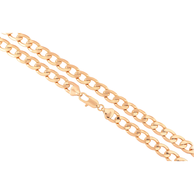 Ланцюжок Xuping Позолота 18K «Плетіння Панцирне» довжина 49см х 8мм фото №2