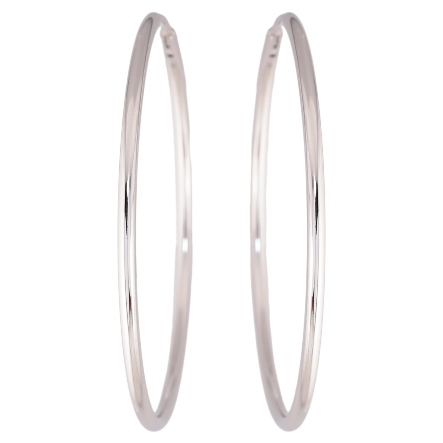 Сережки Xuping Родій кільця (конго) «Класика» ø 5см фото №1