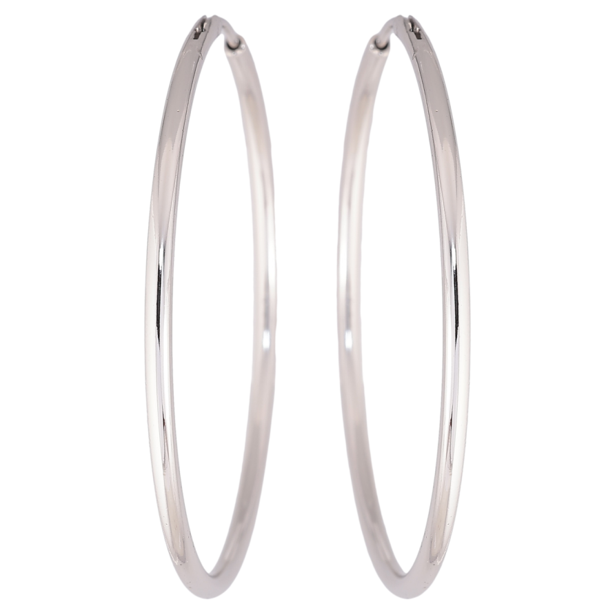 Сережки Xuping Родій кільця (конго) «Класика» ø 4.5см фото №1