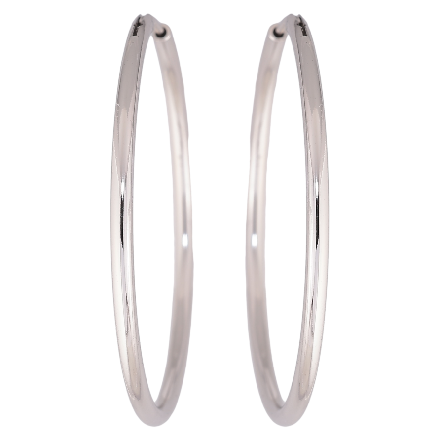 Сережки Xuping Родій кільця (конго) «Класика» ø 4см фото №1