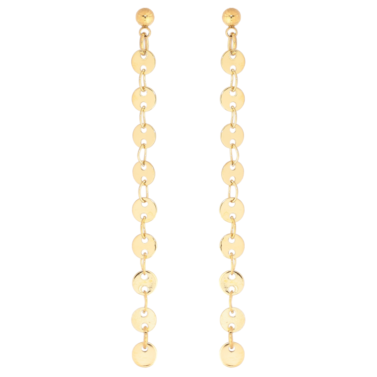 Сережки Xuping TTM Stainless Steel колір 14К пусети «Декоративні підвіски» фото №21