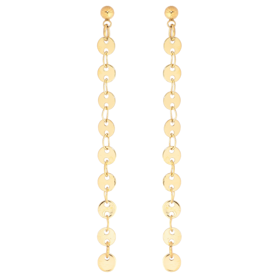 Сережки Xuping TTM Stainless Steel колір 14К пусети «Декоративні підвіски» фото №1