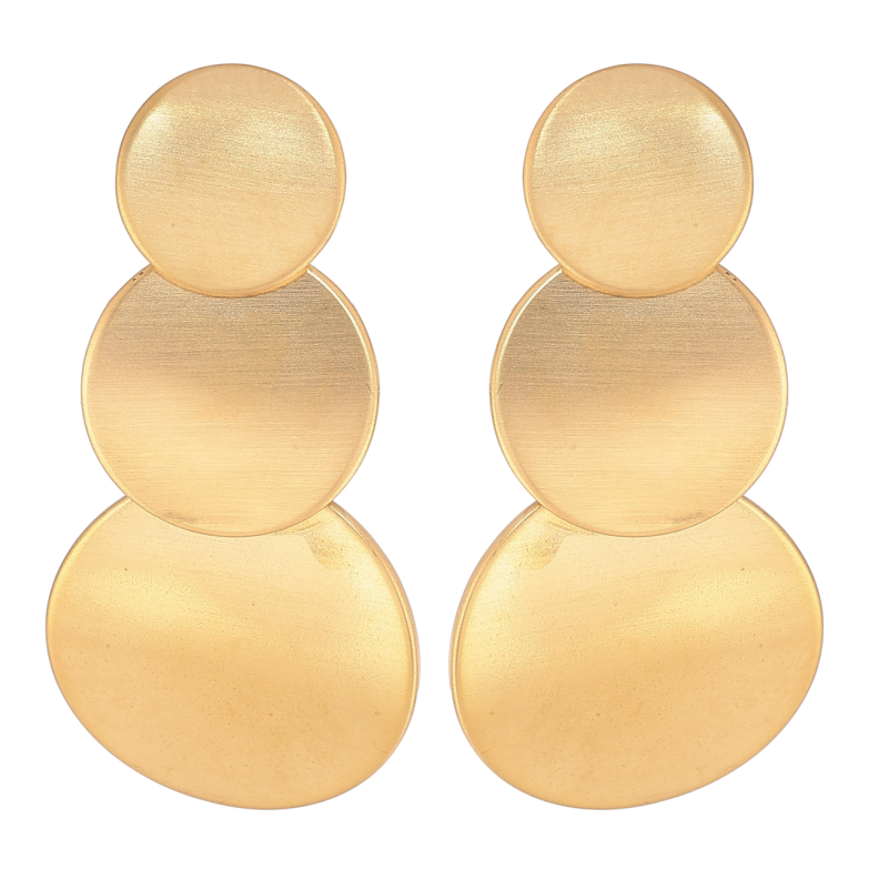 Серьги Xuping TTM Stainless Steel цвет 14К пусеты Декоративные подвески фото №1