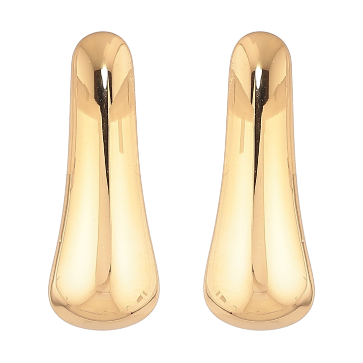 Серьги Xuping TTM Stainless Steel цвет 14К пусеты Декоративные фото №5