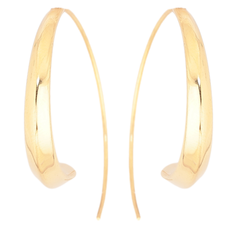 Серьги Xuping TTM Stainless Steel цвет 14К французский замок Декоративные фото №1