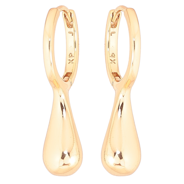 Сережки Xuping Позолота 18K колечка «Крапельки» фото №25