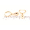 Серьги Xuping Позолота 18K колечки Капельки фото №2