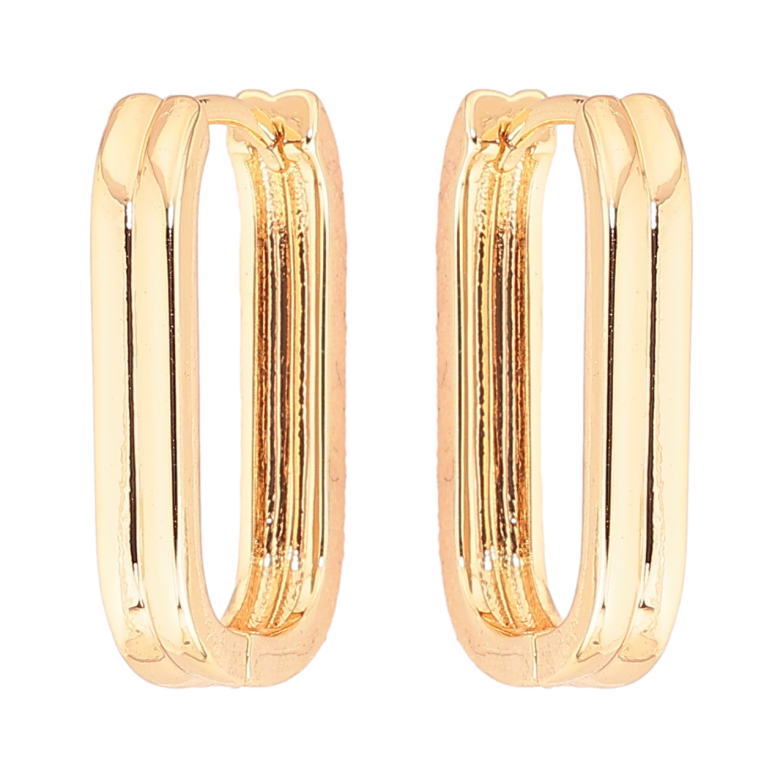 Серьги Xuping Позолота 18K колечки Декоративный узор фото №1