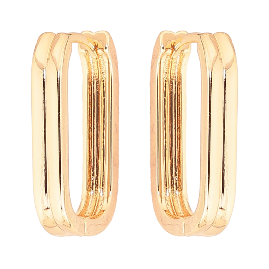 Серьги Xuping Позолота 18K колечки Декоративный узор фото №1