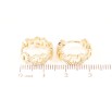 Серьги Xuping Позолота 18K колечки Декоративный узор с кристаллами фото №2