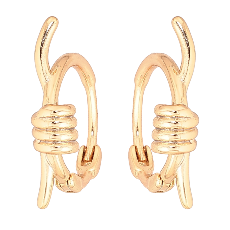 Сережки Xuping Позолота 18K колечка «Вузол» фото №24