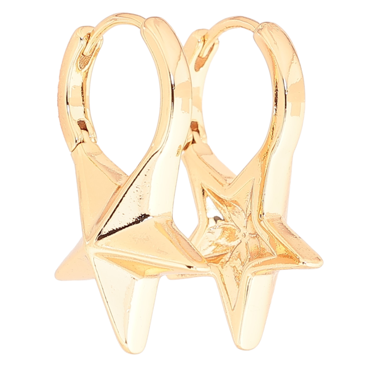 Сережки Xuping Позолота 18K колечка «Зірки» фото №22