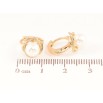 Серьги Xuping Позолота 18K колечки Жемчужины фото №2