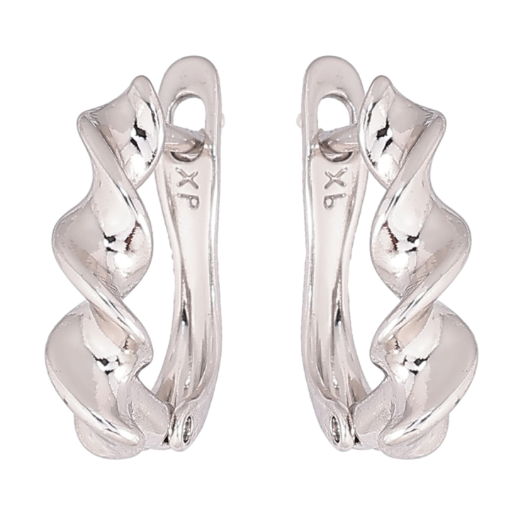 Сережки Xuping Родій англійський замок «Спіральний візерунок» фото №4