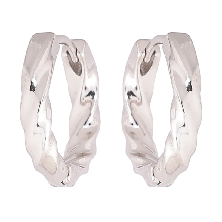 Сережки Xuping Родій колечка «Декоративний візерунок» ø 17мм фото №19