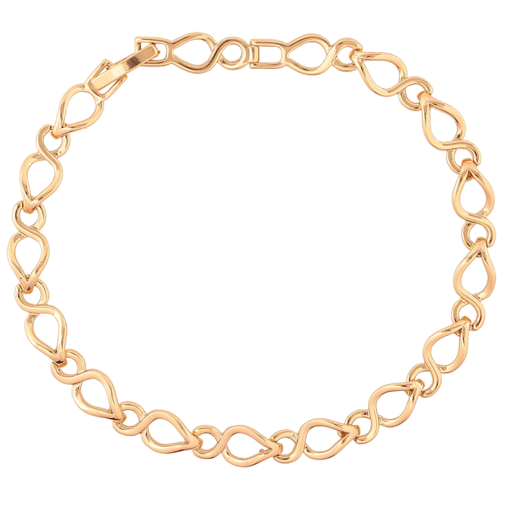 Браслет Xuping Позолота 18K Декоративный узор длина 19см х 6мм фото №8