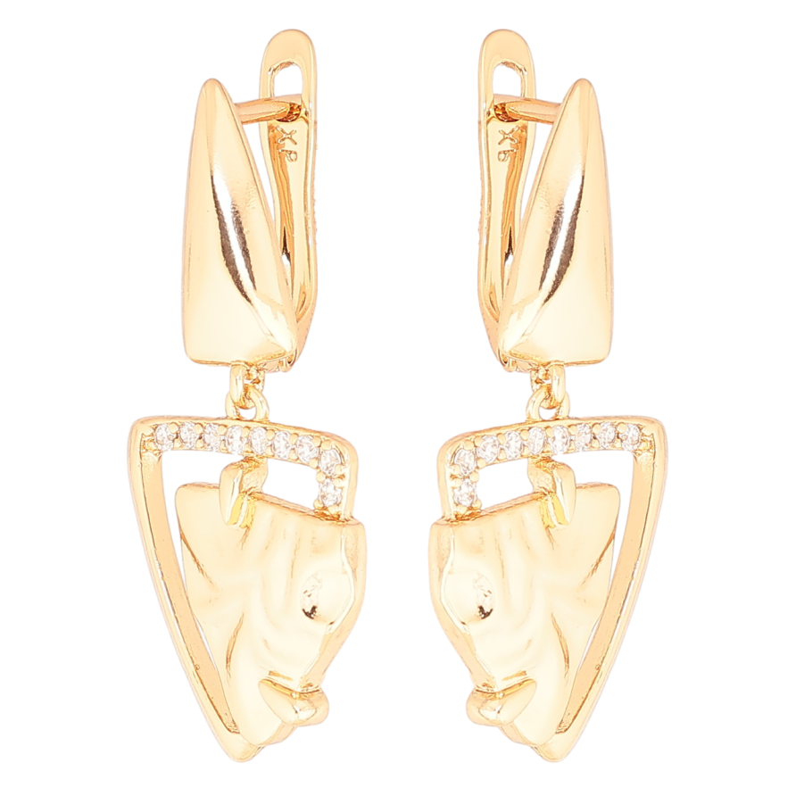 Сережки Xuping Позолота 18K англійський замок «Декоративні підвіски» фото №1