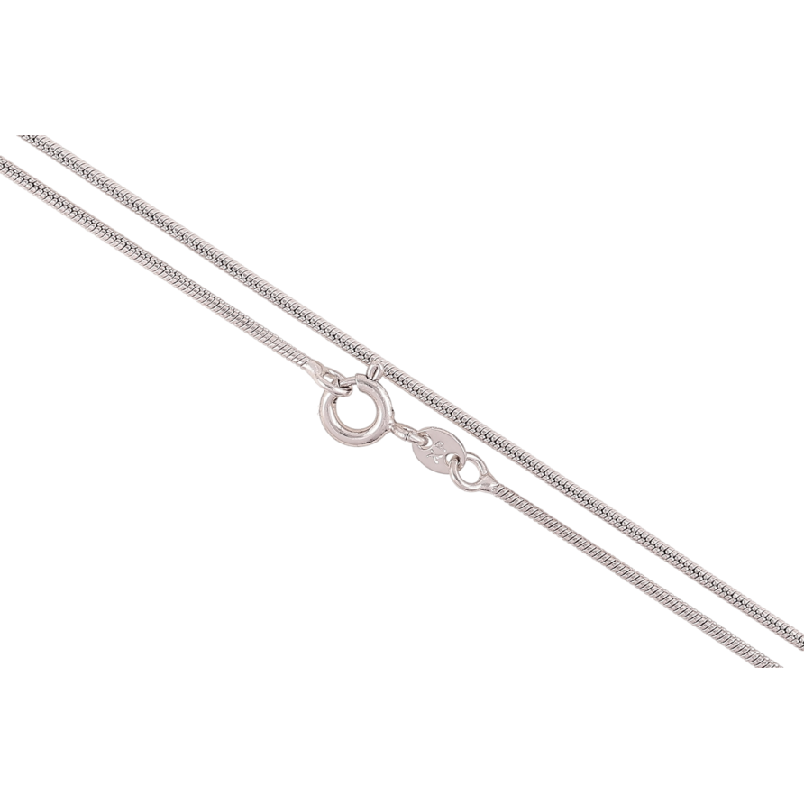 Ланцюжок Xuping Родій «Плетіння Ювелірний шнур» довжина 50см х 1мм фото №1