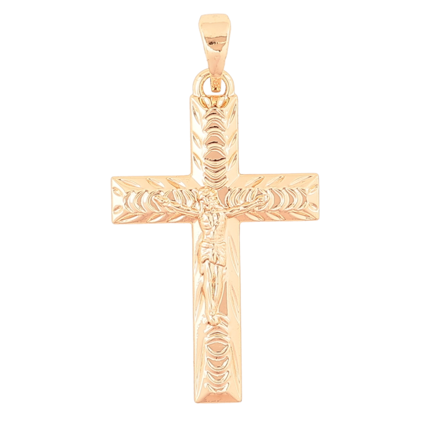 Кулон Xuping M&L Колір 18K «Хрест з Розп'яттям» для ланцюжка до 5мм фото №1 Кулон Xuping M&L Колір 18K «Хрест з Розп'яттям» для ланцюжка до 5мм фото №1