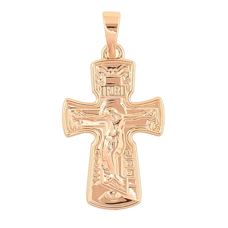 Кулон Xuping M&L Колір 18K «Хрест з Розп'яттям» для ланцюжка до 5мм фото №19