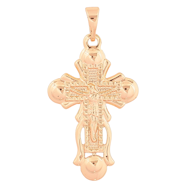 Кулон Xuping M&L Колір 18K «Хрест з Розп'яттям» для ланцюжка до 5мм фото №24