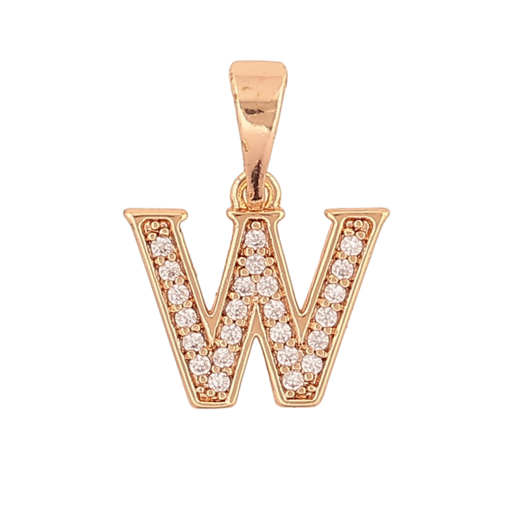 Кулон Xuping M&L Колір 18K Літера W для ланцюжка до 5мм фото №16