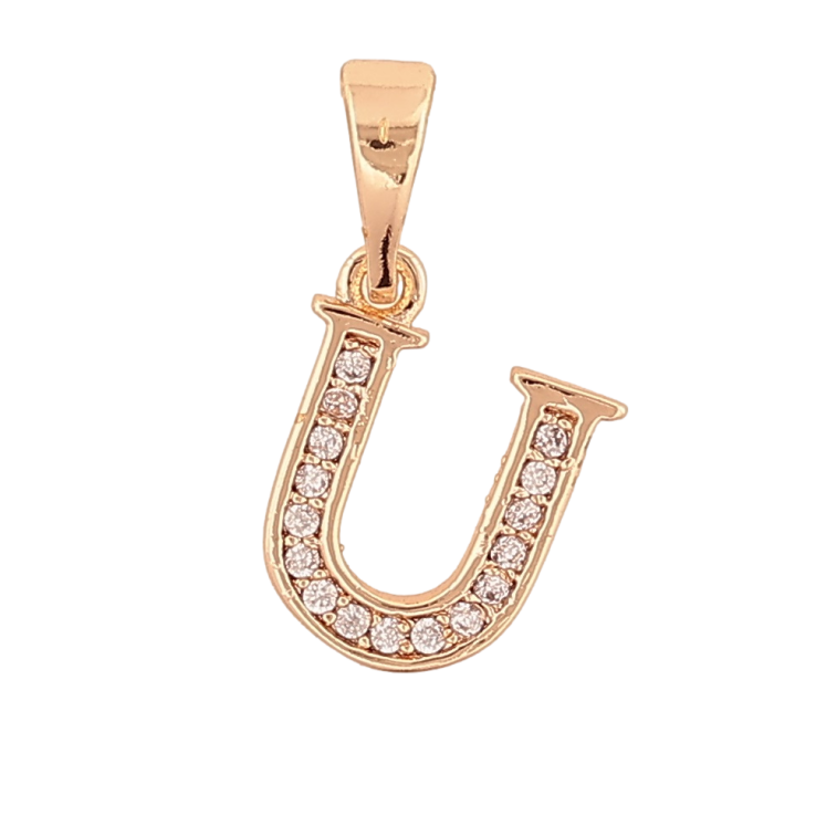 Кулон Xuping M&L Колір 18K Літера U для ланцюжка до 5мм фото №17