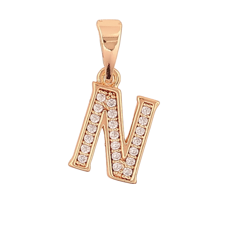 Кулон Xuping M&L Колір 18K Літера N для ланцюжка до 5мм фото №22