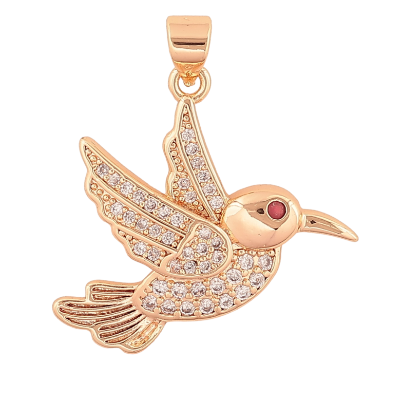 Кулон Xuping M&L Колір 18K Пташка» для ланцюжка до 4 мм фото №1 Кулон Xuping M&L Колір 18K Пташка» для ланцюжка до 4 мм фото №1