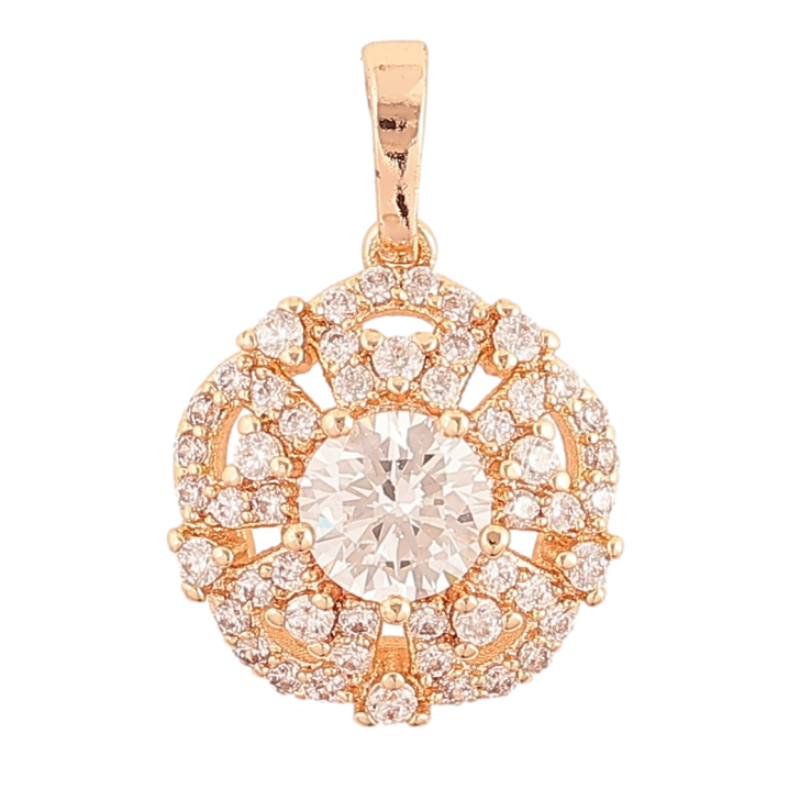 Кулон Xuping M&L Колір 18K Кришталева квітка» для ланцюжка до 5мм фото №22 Кулон Xuping M&L Колір 18K Кришталева квітка» для ланцюжка до 5мм фото №22