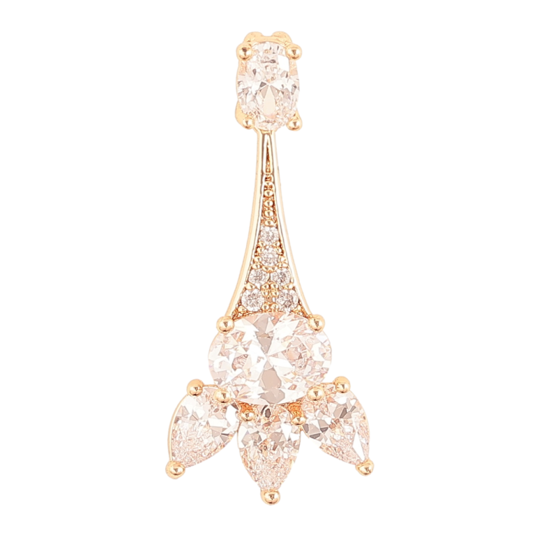 Кулон Xuping M&L Колір 18K Кришталева підвіска» для ланцюжка до 2мм фото №2