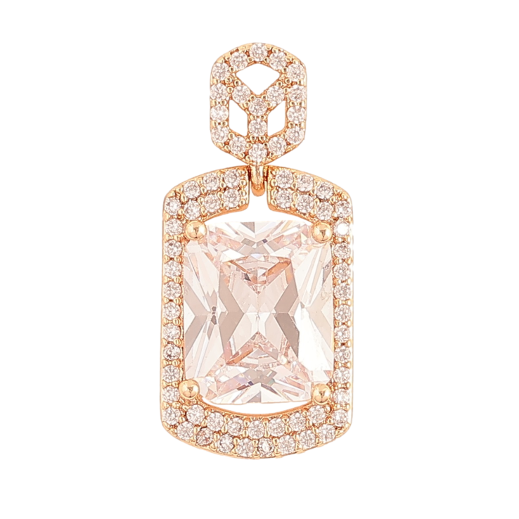 Кулон Xuping M&L Колір 18K Кришталевий блиск» для ланцюжка до 2мм фото №7 Кулон Xuping M&L Колір 18K Кришталевий блиск» для ланцюжка до 2мм фото №7