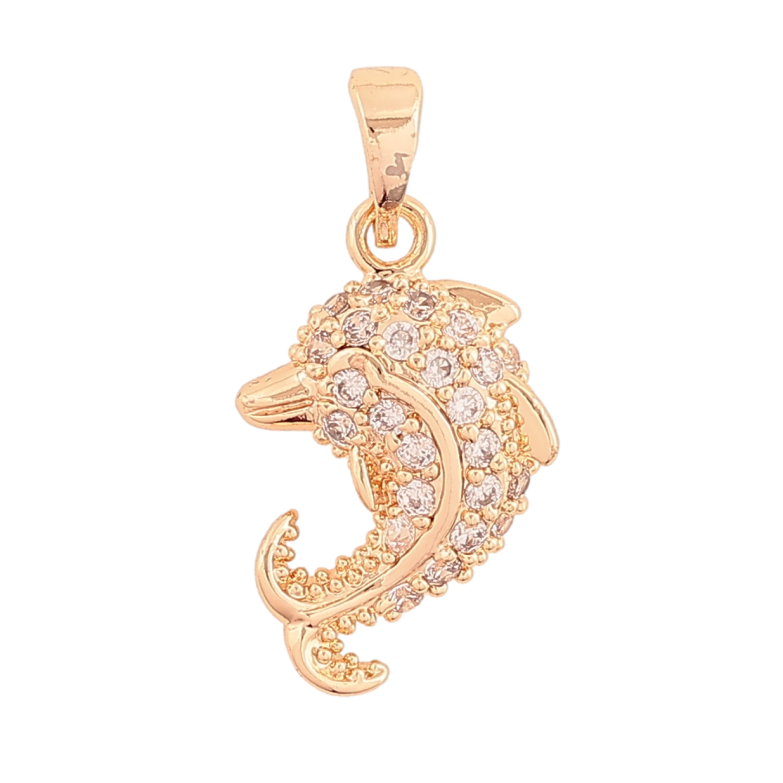 Кулон Xuping M&L Цвет 18K Дельфин для цепочки до 5мм фото №1