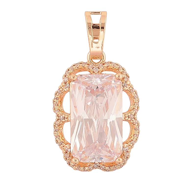 Кулон Xuping M&L Цвет 18K Кристалл в декоративной оправе для цепочки до 6мм фото №1