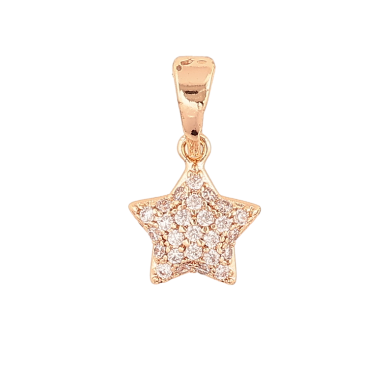 Кулон Xuping M&L Колір 18K Зірочка з кристалами» для ланцюжка до 5мм фото №1