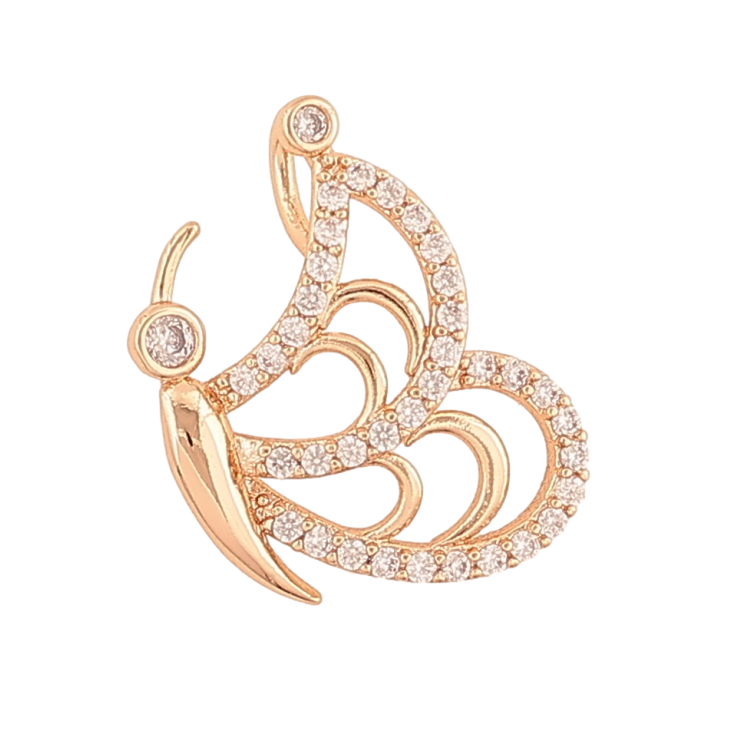 Кулон Xuping M&L Колір 18K Метелик» для ланцюжка до 2мм фото №20 Кулон Xuping M&L Колір 18K Метелик» для ланцюжка до 2мм фото №20