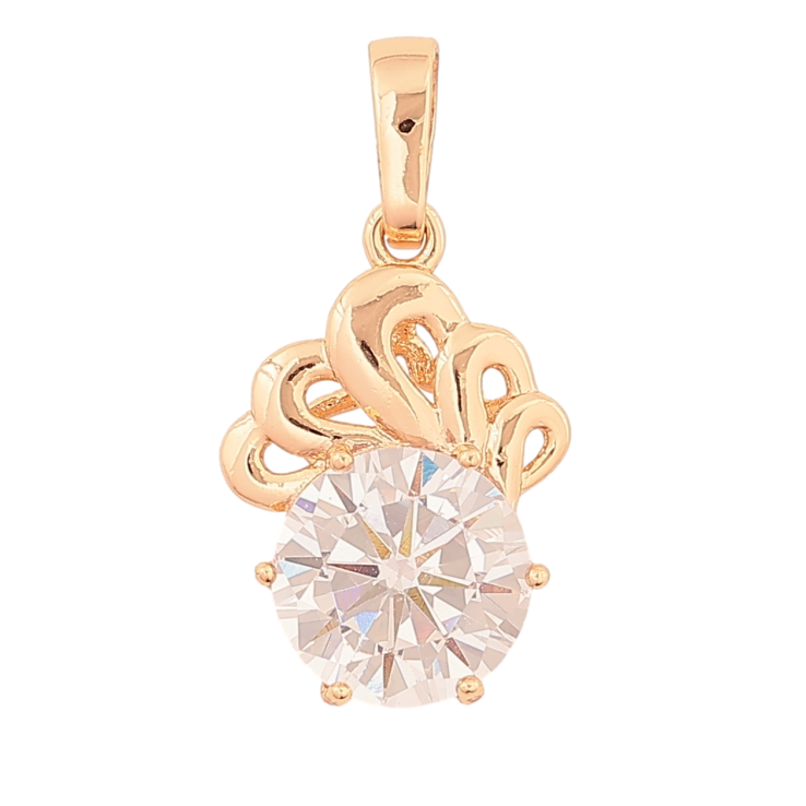 Кулон Xuping M&L Цвет 18K Узор с кристаллом для цепочки до 6мм фото №13