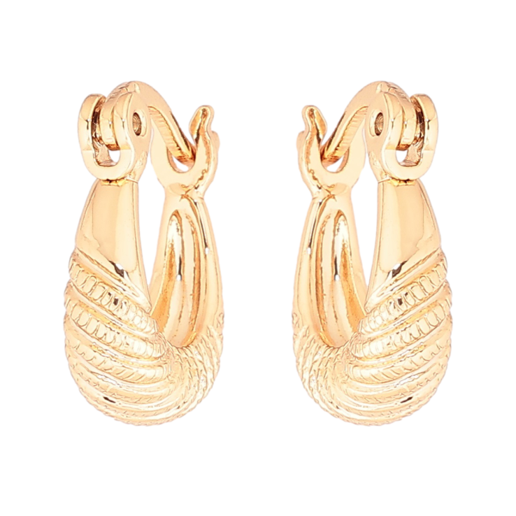 Серьги Xuping Позолота 18K замок-булавка Декоративный узор фото №12