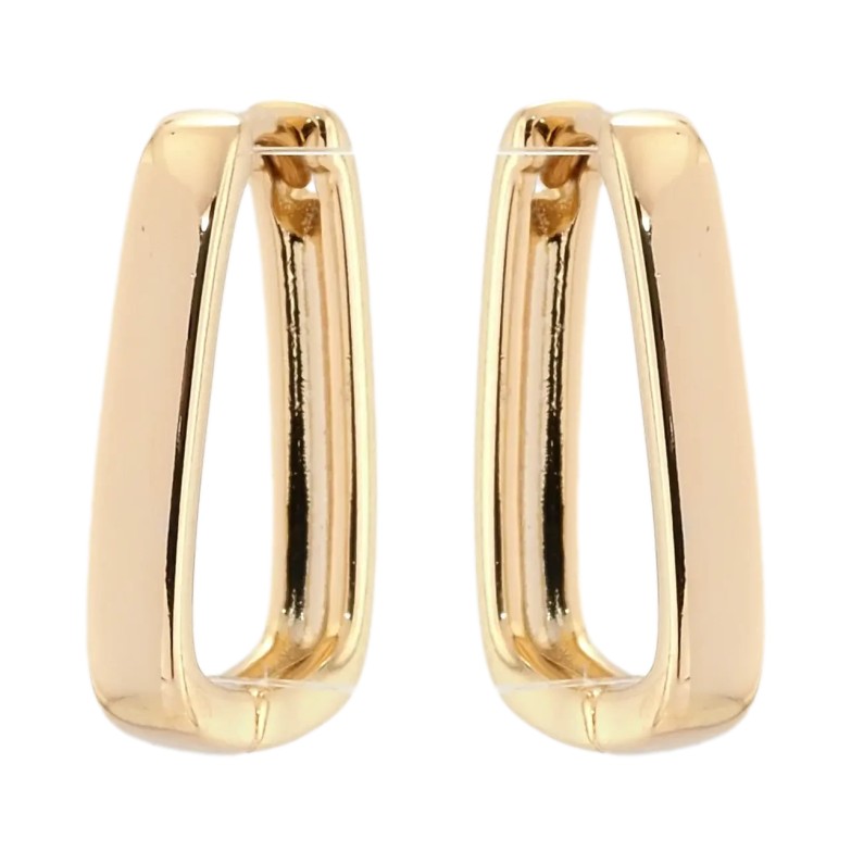 Сережки Xuping Позолота 18K колечка Класика фото №1 Сережки Xuping Позолота 18K колечка Класика фото №1