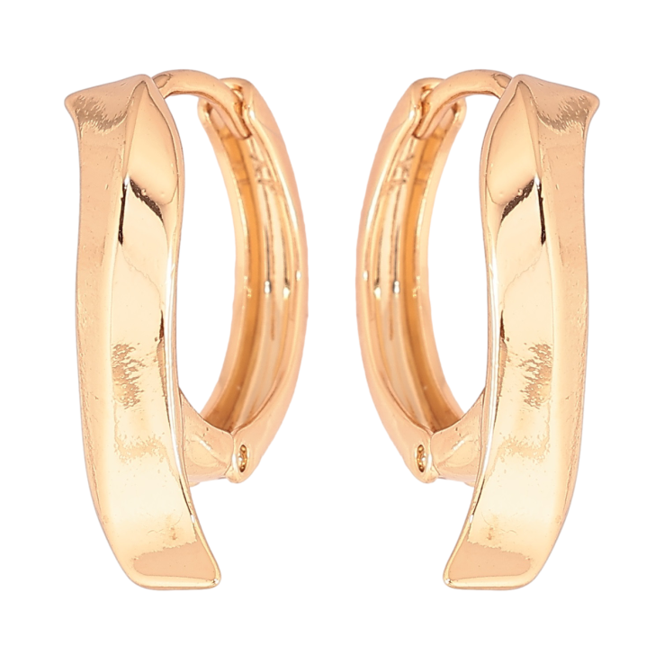 Серьги Xuping Позолота 18K колечки Декоративный узор фото №4